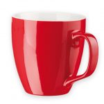 ROYCE mug en céramique, 440 ml bleu foncé rouge vert clair orange jaune blanc Mug en céramique, contenance 440 ml